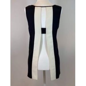 Parker Tuxedo Open Back Top sz XS